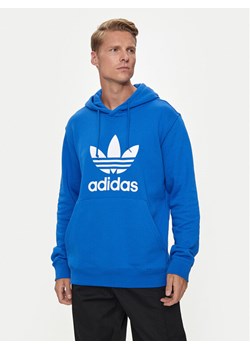 adidas Bluza adicolor Classics Trefoil IZ1855 Niebieski Regular Fit ze sklepu MODIVO w kategorii Bluzy męskie - zdjęcie 182672769