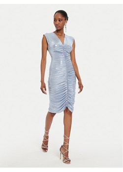 NORMA KAMALI Sukienka koktajlowa ST2243LMD80813 Niebieski Slim Fit ze sklepu MODIVO w kategorii Sukienki - zdjęcie 182672777