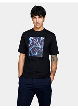 Sisley T-Shirt 3I1XS103I Czarny Regular Fit ze sklepu MODIVO w kategorii T-shirty męskie - zdjęcie 182672797