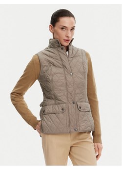 Barbour Bezrękawnik Otteburn LGI0003BE71 Beżowy Regular Fit ze sklepu MODIVO w kategorii Kamizelki damskie - zdjęcie 182672885