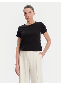 Fracomina T-Shirt FS25ST3002J400G5 Czarny Regular Fit ze sklepu MODIVO w kategorii Bluzki damskie - zdjęcie 182672935