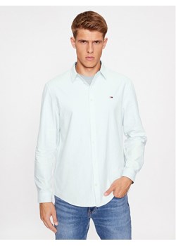 Tommy Jeans Koszula Classic Oxford DM0DM15408 Zielony Classic Fit ze sklepu MODIVO w kategorii Koszule męskie - zdjęcie 182673037