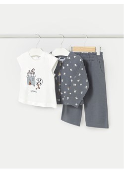 Mayoral Komplet bluza, bluzka i spodnie 1574 Szary Regular Fit ze sklepu MODIVO w kategorii Odzież dla niemowląt - zdjęcie 182673095