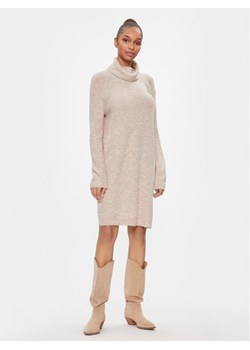ONLY Sukienka dzianinowa 15306945 Beżowy Relaxed Fit ze sklepu MODIVO w kategorii Sukienki - zdjęcie 182673136