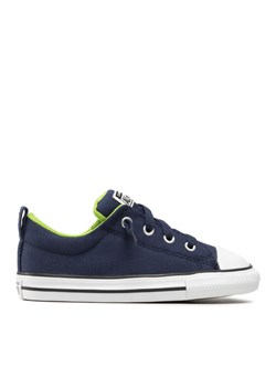 Converse Trampki Chuck Taylor All Star Street Slip 770718C Granatowy ze sklepu MODIVO w kategorii Trampki dziecięce - zdjęcie 182673176
