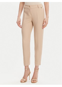 Maryley Spodnie materiałowe 25EB52Z/M24/43PG Beżowy Regular Fit ze sklepu MODIVO w kategorii Spodnie damskie - zdjęcie 182673188