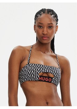 HUGO Góra od bikini Monogram 50534927 Czarny ze sklepu MODIVO w kategorii Stroje kąpielowe - zdjęcie 182673217