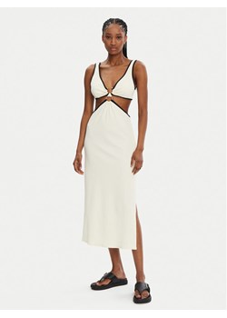Seafolly Sukienka letnia Beach Bound 55111-DR Écru Slim Fit ze sklepu MODIVO w kategorii Sukienki - zdjęcie 182673395