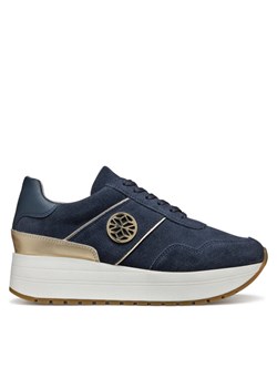 Geox Sneakersy D New Kency D55MZA 022BN CF42L Granatowy ze sklepu MODIVO w kategorii Buty sportowe damskie - zdjęcie 182673399