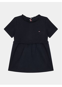 Tommy Hilfiger Sukienka codzienna KN0KN01757 Granatowy Regular Fit ze sklepu MODIVO w kategorii Sukienki niemowlęce - zdjęcie 182673407
