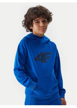 4F Bluza 4FJWSS24TSWSM0925 Niebieski Regular Fit ze sklepu MODIVO w kategorii Bluzy chłopięce - zdjęcie 182673408