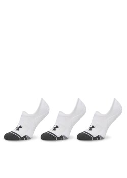 Under Armour Zestaw 3 par niskich skarpet unisex Performance Tech 1379502 Biały ze sklepu MODIVO w kategorii Skarpetki męskie - zdjęcie 182673518