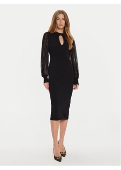 TWINSET Sukienka dzianinowa 242TT3160 Czarny Slim Fit ze sklepu MODIVO w kategorii Sukienki - zdjęcie 182673827