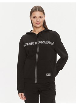 EA7 Emporio Armani Bluza 3DTM19 TJKWZ 1200 Czarny Regular Fit ze sklepu MODIVO w kategorii Bluzy damskie - zdjęcie 182673849