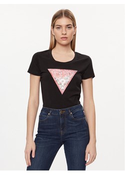 Guess T-Shirt W4GI21 J1314 Czarny Slim Fit ze sklepu MODIVO w kategorii Bluzki damskie - zdjęcie 182673949