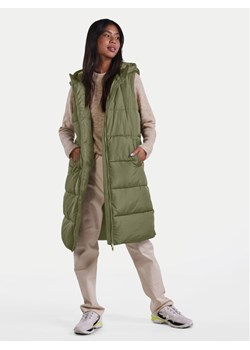 Pieces Bezrękawnik Bee 17117414 Khaki Regular Fit ze sklepu MODIVO w kategorii Kamizelki damskie - zdjęcie 182674119