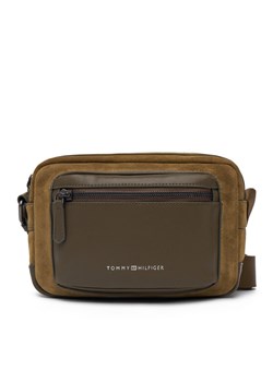 Tommy Hilfiger Saszetka Th Casual Suede Camera Bag AM0AM13231 Zielony ze sklepu MODIVO w kategorii Torby męskie - zdjęcie 182674179