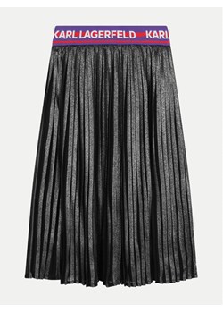 Karl Lagerfeld Kids Spódnica plisowana Z30196 D Szary Regular Fit ze sklepu MODIVO w kategorii Spódnice dziewczęce - zdjęcie 182674186