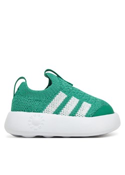 adidas Sneakersy Bubblecomfy JI1608 Zielony ze sklepu MODIVO w kategorii Buty sportowe dziecięce - zdjęcie 182674249