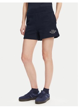 Tommy Hilfiger Szorty sportowe WW0WW45518 Granatowy Regular Fit ze sklepu MODIVO w kategorii Szorty - zdjęcie 182674277