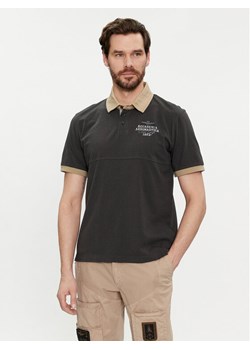Aeronautica Militare Polo 241PO1756J584 Szary Regular Fit ze sklepu MODIVO w kategorii T-shirty męskie - zdjęcie 182674496