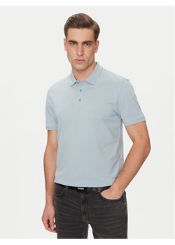 HUGO Polo Donos222 50466182 Niebieski Regular Fit ze sklepu MODIVO w kategorii T-shirty męskie - zdjęcie 182674678
