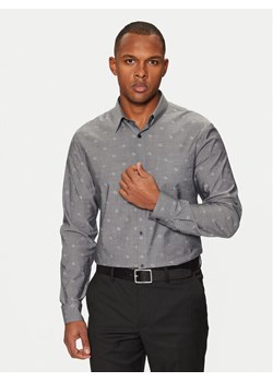 Guess Koszula M5RH05 WFXX1 Szary Regular Fit ze sklepu MODIVO w kategorii Koszule męskie - zdjęcie 182674719