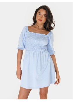 Brave Soul Sukienka letnia LDRJ-624FOLLEN Błękitny Straight Fit ze sklepu MODIVO w kategorii Sukienki - zdjęcie 182674797