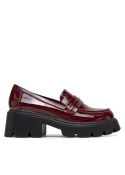 DeeZee Loafersy HLD-2016 Bordowy ze sklepu MODIVO w kategorii Półbuty damskie - zdjęcie 182674817