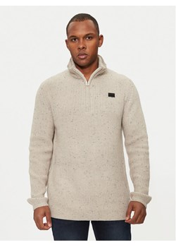 G-Star Raw Sweter D25123-D754 Beżowy Regular Fit ze sklepu MODIVO w kategorii Swetry męskie - zdjęcie 182674838