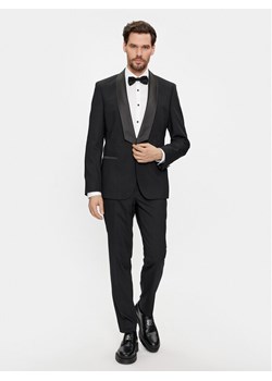 Hugo Garnitur Henry/Getlin241E1 50507120 Czarny Slim Fit ze sklepu MODIVO w kategorii Garnitury męskie - zdjęcie 182674839