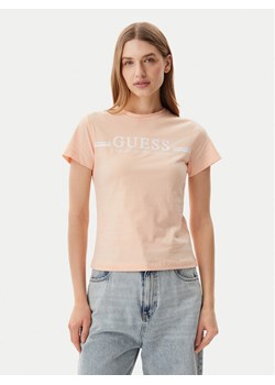 Guess T-Shirt V5GI03 I3Z14 Pomarańczowy Regular Fit ze sklepu MODIVO w kategorii Bluzki damskie - zdjęcie 182674856