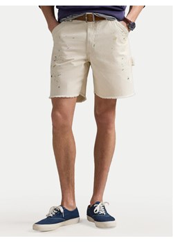 Polo Ralph Lauren Szorty materiałowe 710963172001 Biały Relaxed Fit ze sklepu MODIVO w kategorii Spodenki męskie - zdjęcie 182674928
