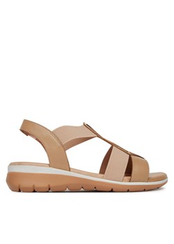 Go Soft Sandały WI16-INES-06 Beżowy ze sklepu MODIVO w kategorii Sandały damskie - zdjęcie 182674959