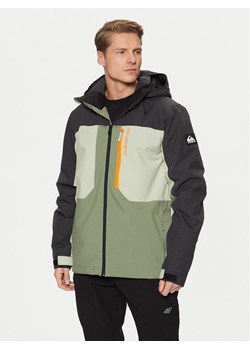 Quiksilver Kurtka narciarska Dawson EQYTJ03451 Zielony Slim Fit ze sklepu MODIVO w kategorii Kurtki męskie - zdjęcie 182675118