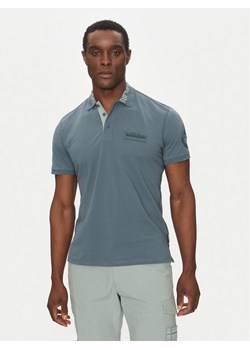 Napapijri Polo E-Amundsen NP0A4IN9 Niebieski Regular Fit ze sklepu MODIVO w kategorii T-shirty męskie - zdjęcie 182675167