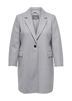 ONLY Carmakoma Płaszcz przejściowy 15295413 Szary Regular Fit ze sklepu MODIVO w kategorii Płaszcze damskie - zdjęcie 182675199