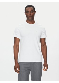 Barbour T-Shirt Tartan MTS0670WH11 Biały Tailored Fit ze sklepu MODIVO w kategorii T-shirty męskie - zdjęcie 182675267