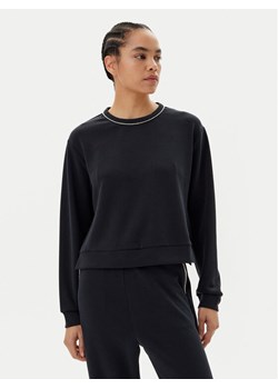 EA7 Emporio Armani Bluza 7W000142 AF12643 UC001 Czarny Loose Fit ze sklepu MODIVO w kategorii Bluzy damskie - zdjęcie 182675476