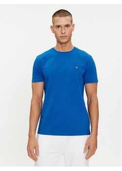 Napapijri T-Shirt Selbas NP0A4GBQ Niebieski Regular Fit ze sklepu MODIVO w kategorii T-shirty męskie - zdjęcie 182675478