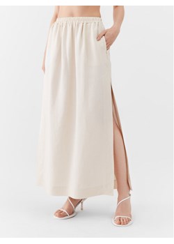 Patrizia Pepe Spódnica maxi 2G0905/A052-W347 Écru Regular Fit ze sklepu MODIVO w kategorii Spódnice - zdjęcie 182675499