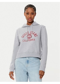 Guess Bluza W5RQ29 K68I4 Szary Regular Fit ze sklepu MODIVO w kategorii Bluzy damskie - zdjęcie 182675587