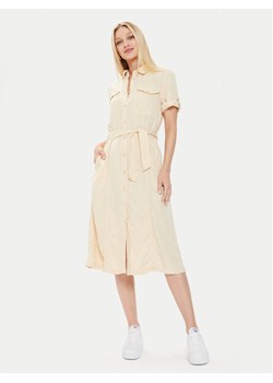 Pepe Jeans Sukienka koszulowa Evelinda PL953482 Beżowy Regular Fit ze sklepu MODIVO w kategorii Sukienki - zdjęcie 182675606