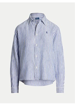 Polo Ralph Lauren Koszula 211935130006 Niebieski Relaxed Fit ze sklepu MODIVO w kategorii Koszule damskie - zdjęcie 182675647