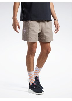 Reebok Szorty sportowe Classics Skateboard Shorts HT8174 Brązowy ze sklepu MODIVO w kategorii Spodenki męskie - zdjęcie 182675697