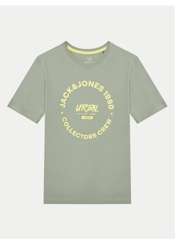 Jack&Jones Junior T-Shirt 12270001 Zielony Regular Fit ze sklepu MODIVO w kategorii T-shirty chłopięce - zdjęcie 182675738