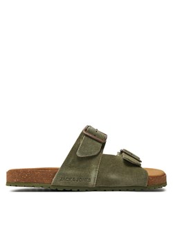 Jack&Jones Klapki Louis 12231428 Khaki ze sklepu MODIVO w kategorii Klapki męskie - zdjęcie 182675805