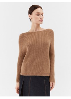 Weekend Max Mara Sweter Xeno 2353661133 Brązowy Regular Fit ze sklepu MODIVO w kategorii Swetry damskie - zdjęcie 182675806