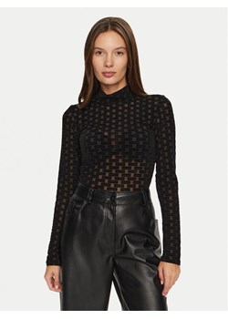 Hugo Bluzka Dasori 50524057 Czarny Slim Fit ze sklepu MODIVO w kategorii Bluzki damskie - zdjęcie 182675827