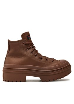 Converse Botki Chuck Taylor All Star A11547C Brązowy ze sklepu MODIVO w kategorii Botki - zdjęcie 182675897